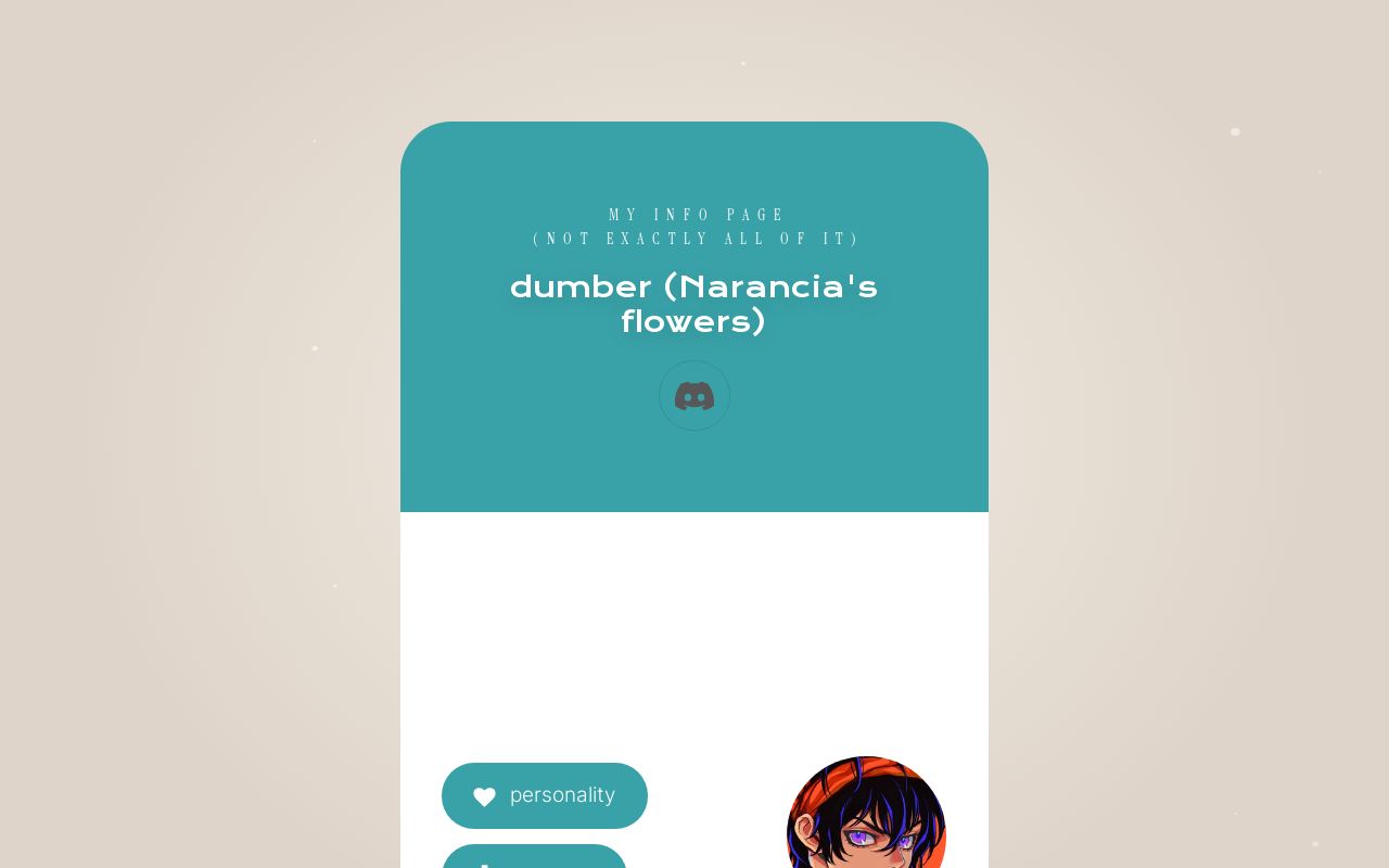 Carrd profile picture for @dumber